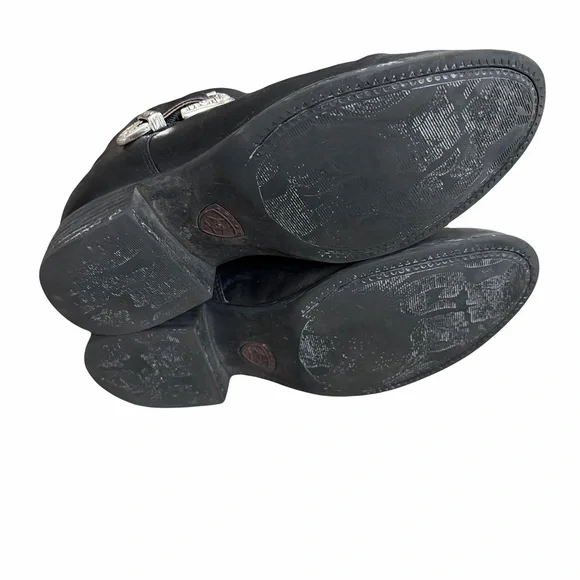 Ariat Dixon Wester black leather ankle boots - Picture 7 of 8